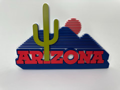 Arizona Wildcats Alternate Logo 1981 3D Printed Logo Wall Sign