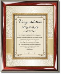 Housewarming Gift Frame New Home Buyer Traditional Poem Present Congratulation