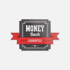 Money Back Guaranteed Badge Vinyl Sticker Decal