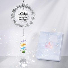Unique Sun Catcher Sympathy Gift | Bereavement Rainbow Maker Ornament