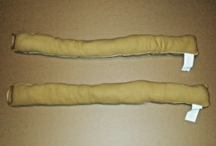 Preowned Door Draft Stoppers Weighted Beige Color 36″ long X 4″ wide