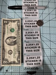 DEEP THROAT KING 25-250pcs bulk sticker pack funny prank gag joke sticker