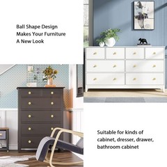 30 Pack Brushed Brass Cabinet Knobs Kitchen Cabinet Knobs round Drawer Pulls for