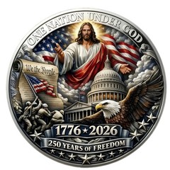 Vintage One Nation Under God Metal Sign 250th 4th July Porch Holiday Wall Decor