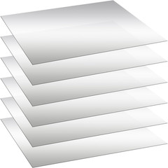 6 Pcs Acrylic Two Way Mirror Sheets – 12X16X0.04 Inch Infinity See-Through Glass