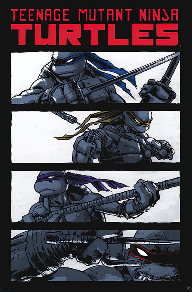 Teenage Mutant Ninja Turtles – TMNT – Comic Poster (The Boys) (Size: 24″ x 36″)