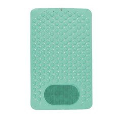 TPR Non Slip Shower Mat 36.5 x 69 cm with Suction Cups and Massage Texture