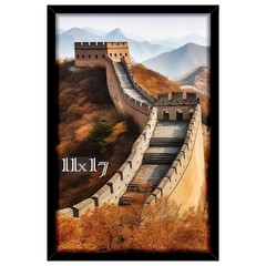 11×17 Black Wall Mount Picture Frame Photo Display Stand Holder