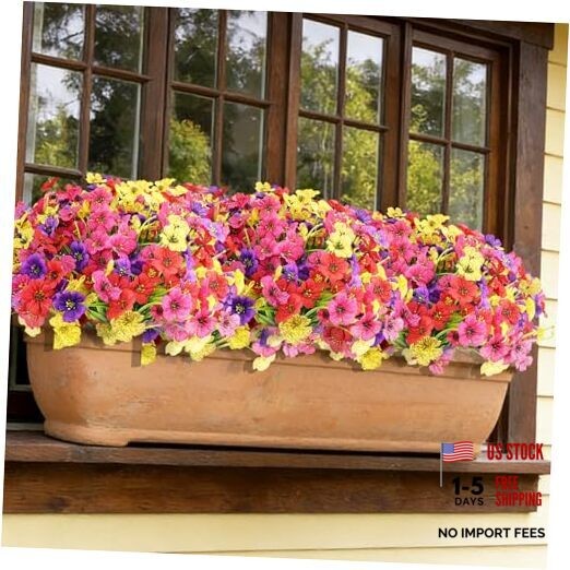 16 Bundles Artificial 15inches-16pcs Rose Red and Yellow and Red and Purple