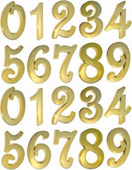 2 Inch Mailbox Address Numbers, Apartment Door Number Stickers, Waterproof Durab