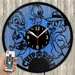 LED Clock Chip ‘n’ Dale LED Light Vinyl Record Wall Clock LED Wall Clock 1077