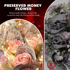 Money Flower Bouquet Wedding Money Bouquet Kit for Cash Gift Cash Nosegay Flo…
