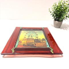 Fae Horowitz Signed Fused Resin Frame The Last Days of Summer Carnival Red 2009