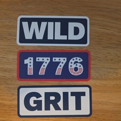 LIMITED EDITION, YETI 1776 GRIT WILD Special Edition Sticker Set