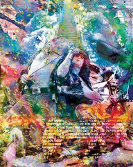 Led Zeppelin Art Print, Jimmy Page Canvas, John Bonham, Robert Plant