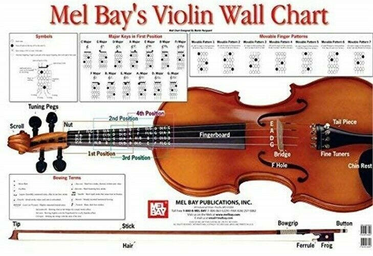Violin Wall Chart