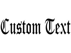 CUSTOM TEXT Vinyl Decal Sticker Car Window Bumper YOUR Personalized Lettering