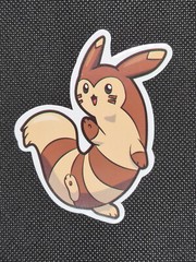 Pokemon Furret Sticker Decal – US Seller
