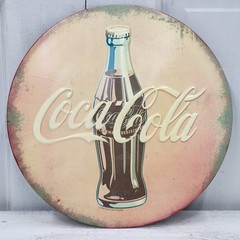 Coca-Cola Sign – Metal Wall Sign – Coca-Cola Bottle – Reproduction