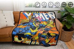 Marvel X-Men 90’S Shattershot Fleece Throw Blanket