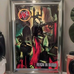 Slayer Reign In Blood Poster – 8″ X 12″ Gloss Paper Thick Stock Great 4 Frame