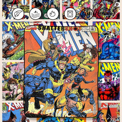 Marvel X-Men 90’S Shattershot Fleece Throw Blanket