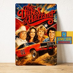The Dukes Of Hazzard Tv Series Metal Poster Sign – Size 8*12inch