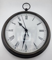Pottery Barn Pocket Watch Wall Clock Oil Rubbed Bronze