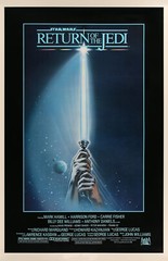 AA4233 Star Wars Return of the Jedi Film 1983 Bordered Movie Poster 11×17